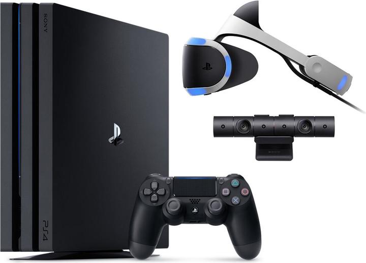 Actual product image Sony PS4 Pro + PS VR + Camera