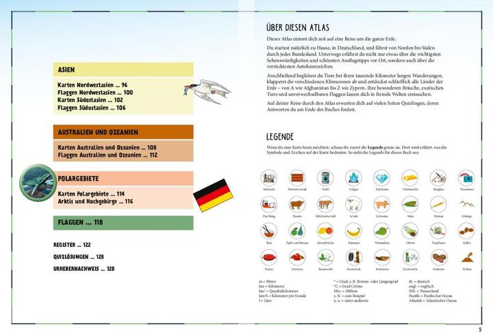 Immagine prodotto Kinderatlas Deutschland, Europa, die Welt (Tedesco, Casa editrice Schwager & Steinlein, 2023)