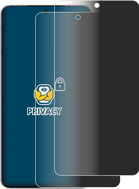 Productafbeelding BROTECT Anti-spionnetje privacyfolie Beschermfolie tegen blauw licht (2 Stuk, Vivo IQOO)