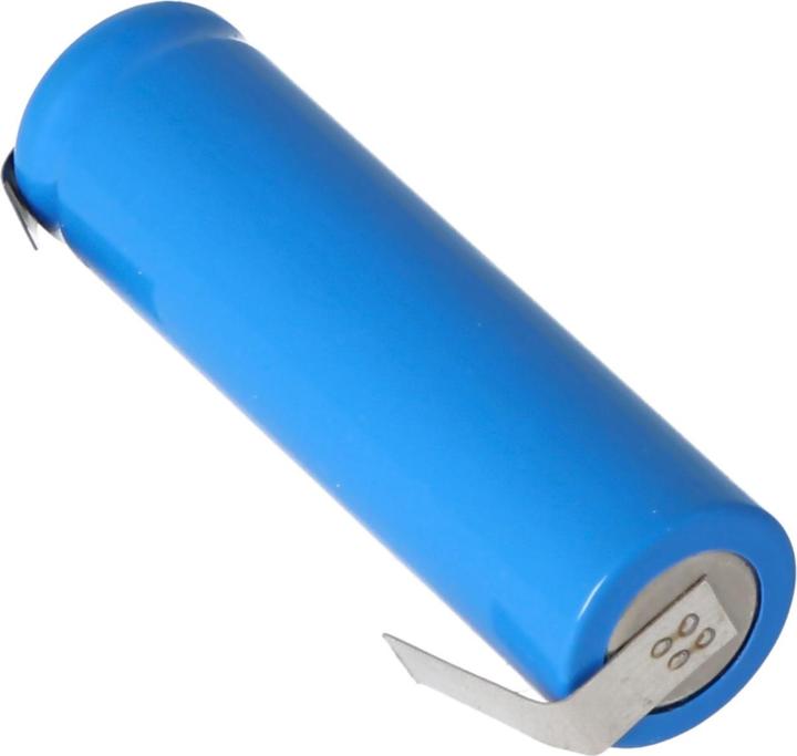 Immagine prodotto AccuCell Batteria ricaricabile IFR 14500 AA con testa non protetta, con tag di saldatura a U (1 pz., 600 mAh, Accumulatore di carica elettrica)