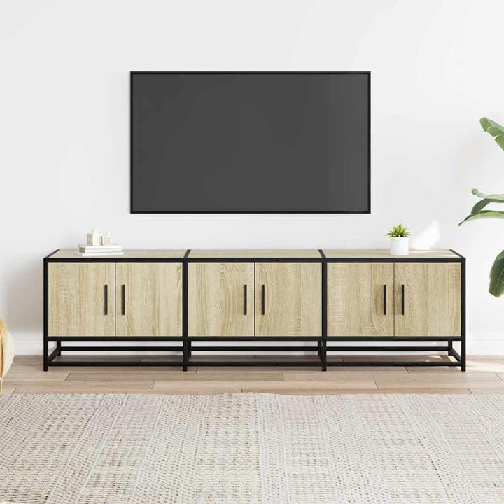 Actual product image VidaXL TV cabinet Lowboard TV cabinet TV table TV furniture Sonoma oak (150 x 35 x 41 cm)