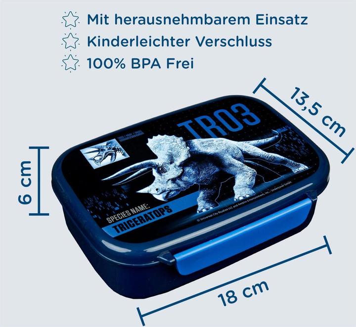 Image du produit Scooli Boîte à lunch Jurassic World Bleu