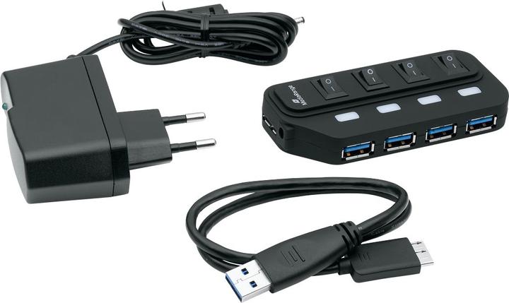 Image du produit MediaRange MRCS504 AVC (USB-A, 4 Ports)