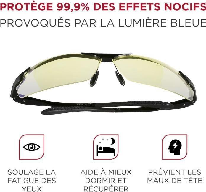 Actual product image Konix Drakkar Pro Gaming Glasses Solar Stenn