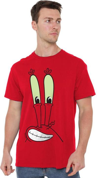 Immagine prodotto Spongebob Squarepants Smile Maglietta Mr Krabs Viso Uomo (S)