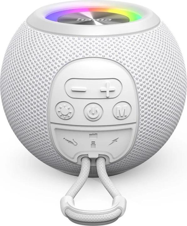 Actual product image Hama Ball Shape Speaker (10 h, Rechargeable battery operated)