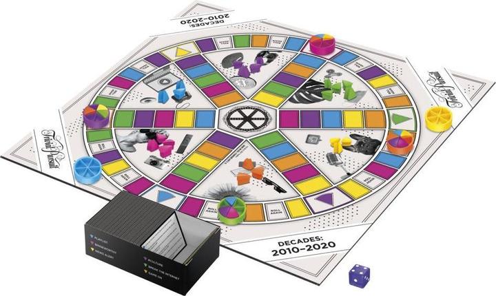 Actual product image Hasbro Gaming Trivial Pursuit Decades 2010 to 2020 Board game Trivia (Finnish)