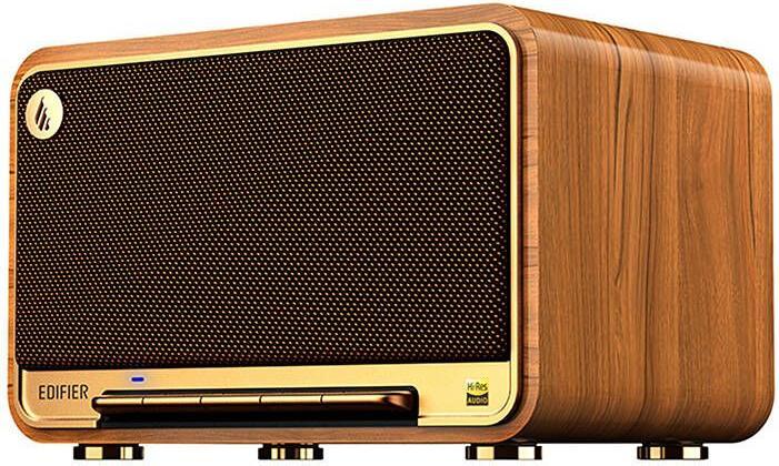 Produktbild Edifier D32 Multiroom-fähiger WiFi Speaker Bluetooth holz retail
