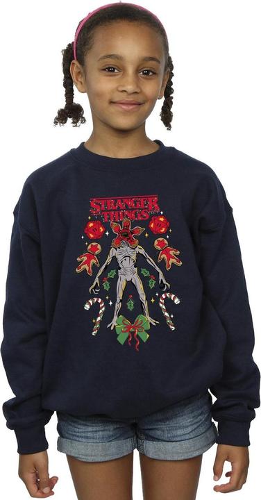 Immagine prodotto Netflix Stranger Things Christmas Demogorgon Felpa Ragazze (152, 158)