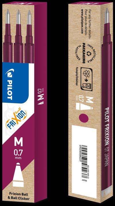 Produktbild Pilot FriXion Refill (Ersatzmine, Weinrot, 0.70 mm)