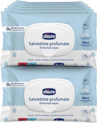 Immagine prodotto Chicco Salviette per la pulizia, con coperchio ribaltabile, 72 pezzi - 0m+ (72 Pezzo/i)