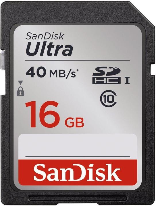Produktbild SanDisk Ultra SDHC (16 GB, SDHC, UHS-I)