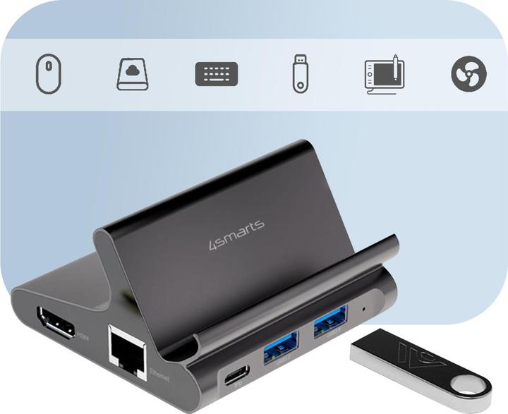Produktbild 4smarts 7 in 1 Hub (Docking Port, 1 Ports)