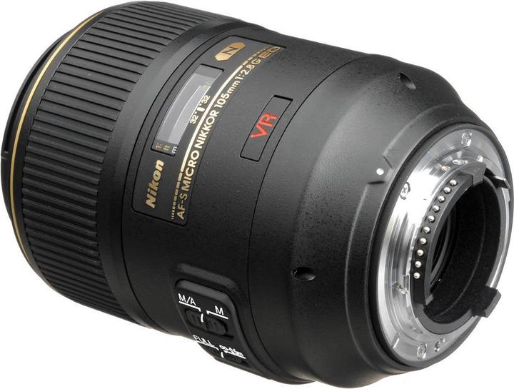 Actual product image Nikon AF-S Nikkor 105mm f/2.8 G VR IF-ED Micro (Nikon F, full size)