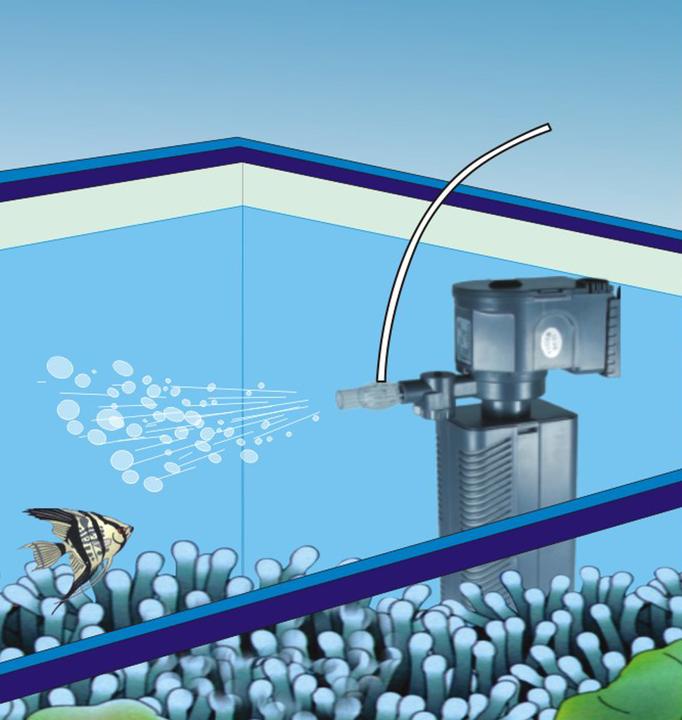 Actual product image SunSun Aquarium Internal Circulation 600l/h8W Pump Aquaria Tank JP-022F Filter