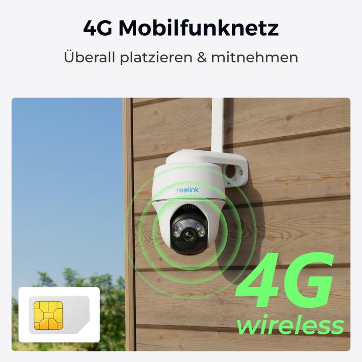 Produktbild Reolink G430 Battery-4G + Solarpanel weiss