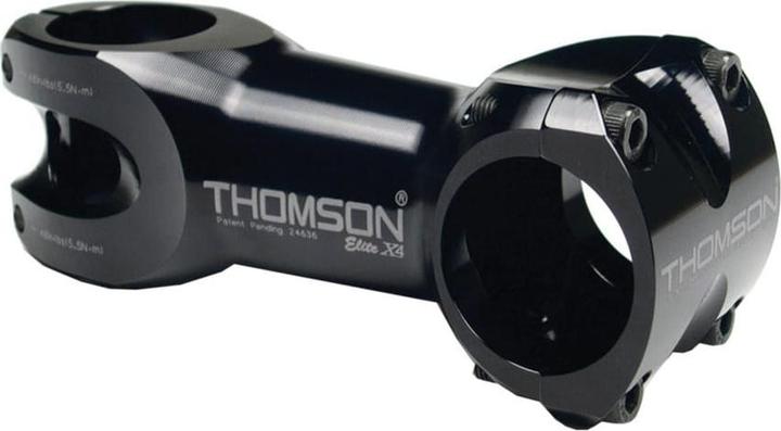 Thomson ELITE X4 0° 31.8mm 1"1/8 Noir (50 mm, 31.80 mm)