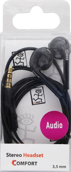 Actual product image 2GO 795966 Headphones & Headset Wired In Ear Call/Music Black (Cable)