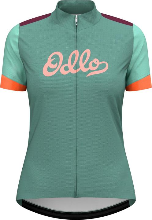 Actual product image Odlo T-shirt s/u collar s/s full zip ESSENTIAL PRINT (L)
