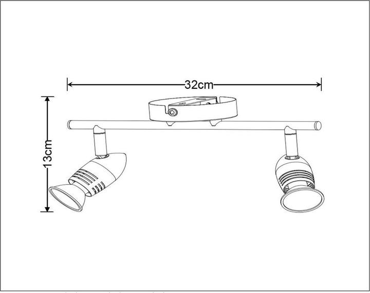 Actual product image Lucide Carpo (350 lm, GU10)