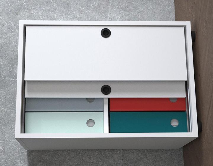 Actual product image VCM Büroschrank Aktenschrank Ulas 2fach (49 x 38 x 74 cm)