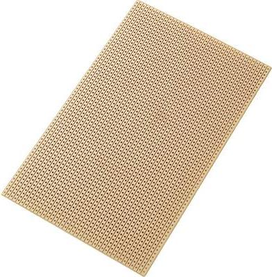 Tru Components SU527453 Europlatine Hartpapier (L x B) 160 mm x 100 mm 35 µm Rastermass 2.54 mm Inhalt 1 St. (Platine)