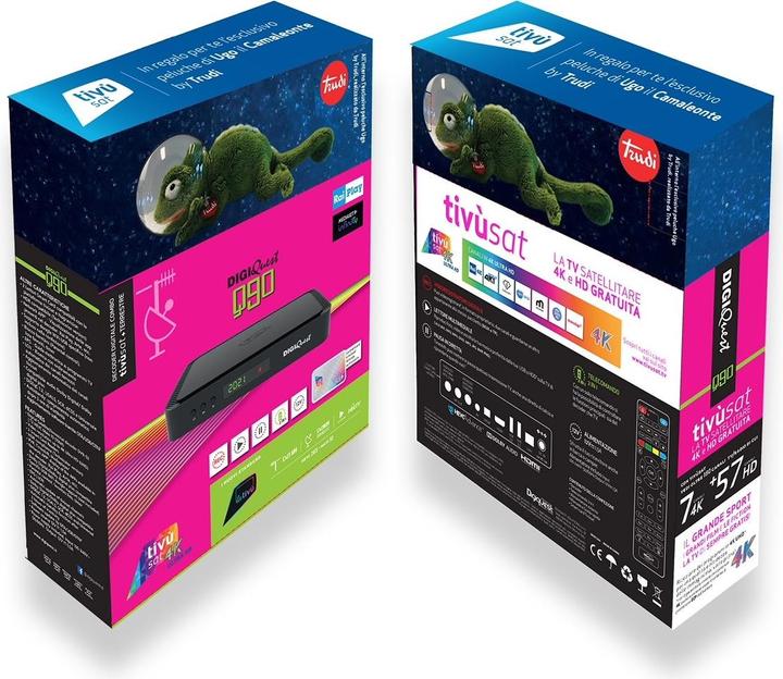 Actual product image Digiquest RICD1234 set-top box TV Cable 4K Ultra HD Black (DVB-S2, DVB-T2)