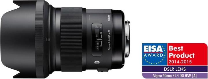 Image du produit Sigma 50mm f/1.4 DG HSM ART, Canon EF (Canon EF-S, Canon EF, Plein format)