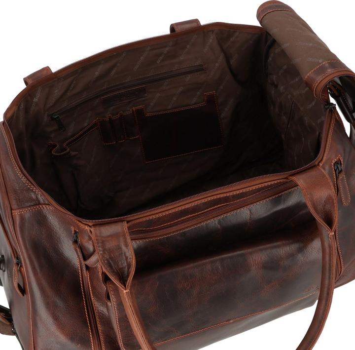 Image du produit Greenburry Sac de voyage à 2 roulettes Rugged en cuir 53 cm (43 l)