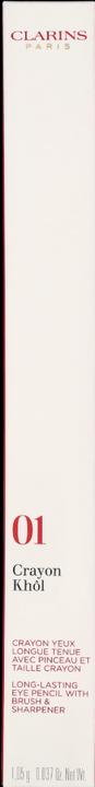 Produktbild Clarins Crayon Khol Long-Brush & Sharpener (01 Carbon Black)
