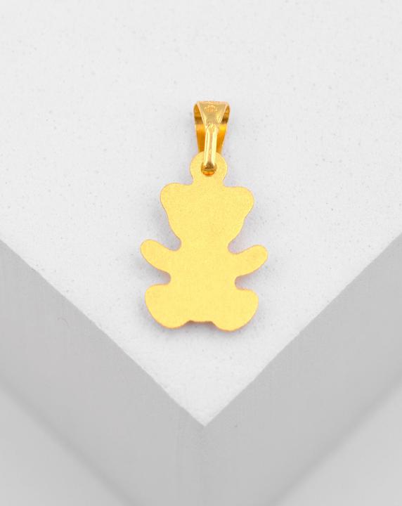 Immagine prodotto Muau Ciondolo orso oro giallo 750, 18x9mm (Oro giallo 750/18 carati)