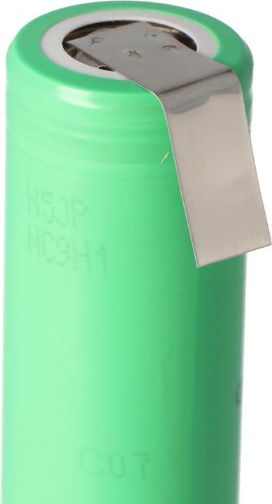 Actual product image Samsung Battery INR18650 25R unprotected with solder tag Z (1 pcs., 18650, 2500 mAh)