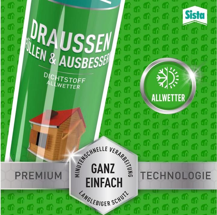 Actual product image Sista Outdoor sealing + repairing transparent (0.34 kg, Transparent, 280 ml)
