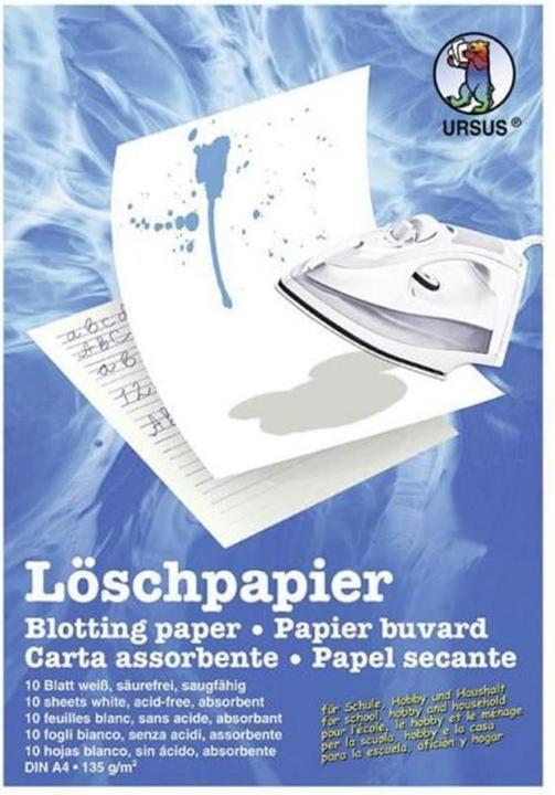 Ursus Carta assorbente (135 g/m², 10 x, A4)