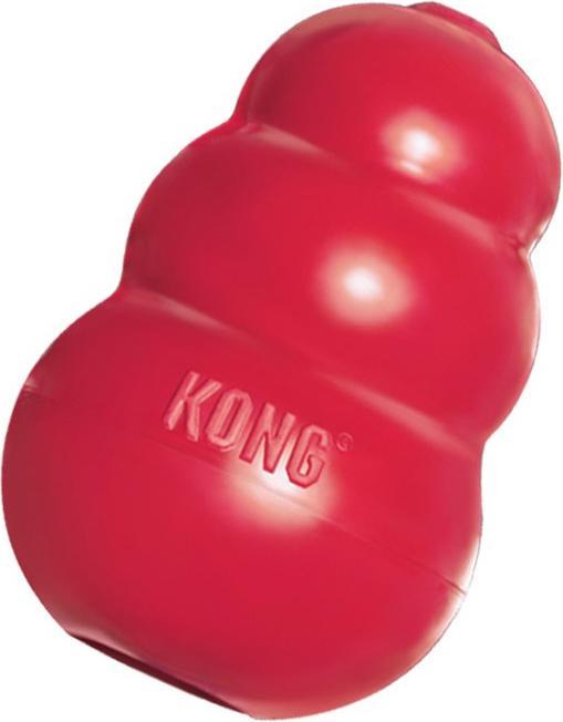 Actual product image KONG Classic (Retrieval, Dog food toy, Dog chew toy)