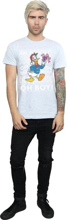 Immagine prodotto Disney Donald Duck Christmas Fair Isle Maglietta Uomo (XL)