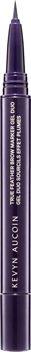 Actual product image Kevyn Aucoin True Feather Brow Marker Gel Duo (Dark Brunette)