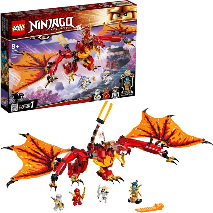 Image du produit LEGO L'attaque du dragon de feu (71753, LEGO Ninjago)