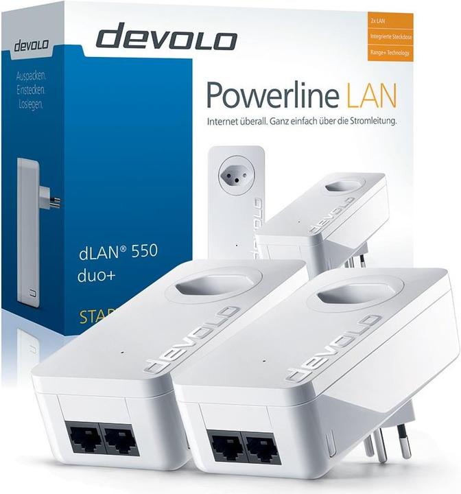 Actual product image Devolo dLAN 550 duo+ Starter Kit (500 Mbit/s)