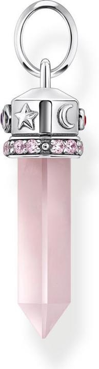 Actual product image Thomas Sabo Pendant with rose quartz crystal silver (925 silver)