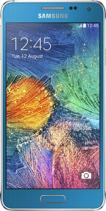 Produktbild Samsung Galaxy Alpha (32 GB, Scuba Blue, 4.70", 12 Mpx, 4G)