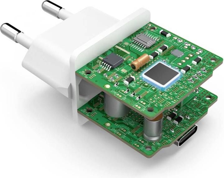 Immagine prodotto Hama Mini caricatore, Power Delivery (PD)/Qualcomm®, 25 Watt, bianco (25 W)
