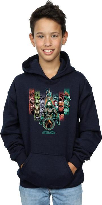 Immagine prodotto Aquaman Unite The Kingdoms Felpa con Cappuccio Ragazzi (152, 158)