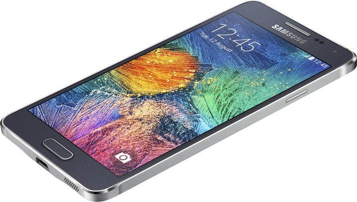 Actual product image Samsung Galaxy Alpha (32 GB, Charcoal Black, 4.70", 12 Mpx, 4G)