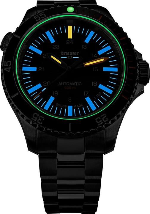 Actual product image Traser H3 110329 P67 Diver Automatic T100 Grey Special Set 46mm 50ATM (46 mm)
