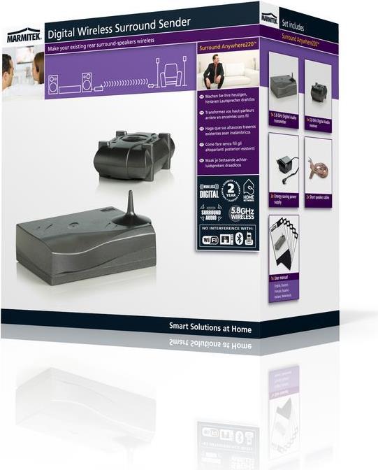 Produktbild Marmitek Surround Anywhere 220 - Digital Wireless Surround Sender