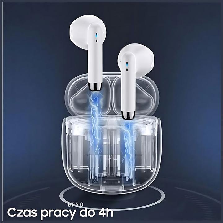 Produktbild Usams Słuchawki Bluetooth 5.0 TWS IA series bezprzewodowe biały/white BHUIA02 (US-IA04) (4 h, Kabellos)