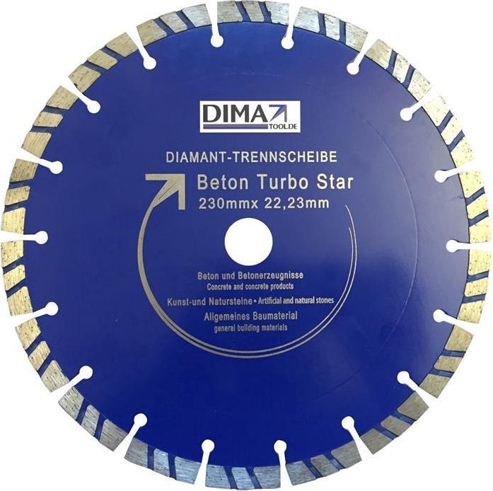 Actual product image Cedima DISC 50003612 DIAMOND TURBOSTAR 230X22MM