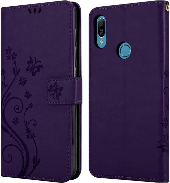 Image du produit Cadorabo Couverture du livre de fleurs (Huawei Y6 (2019))