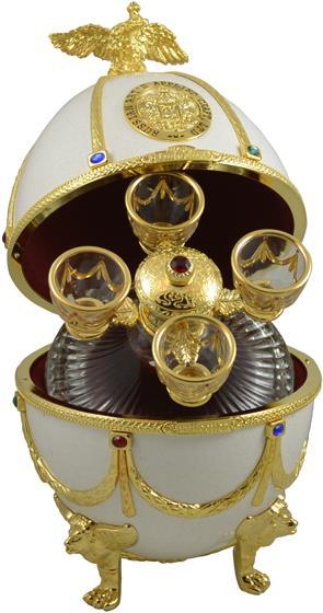 Actual product image Ladoga Imperial Collection Fabergé Egg (VP) (1 x 70 cl)